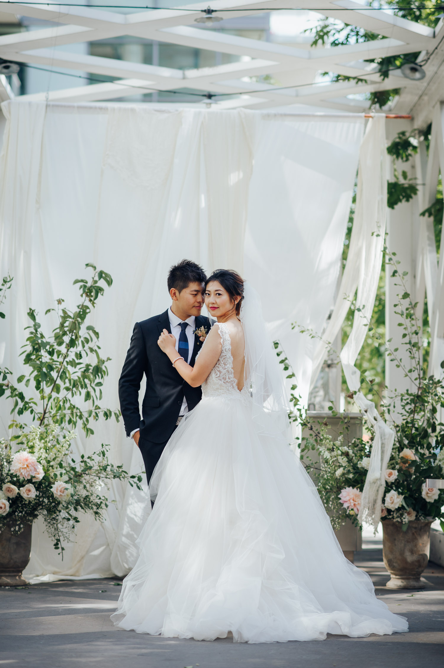 Toronto Colette grand cafe Wedding Outdoor Portrait