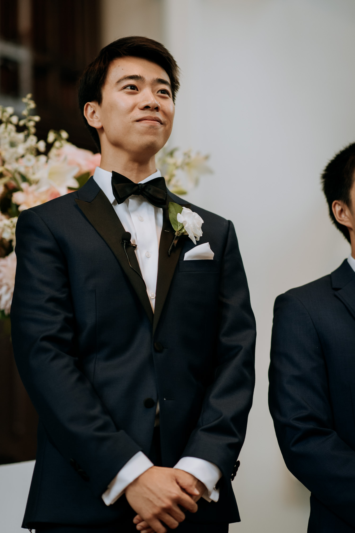 First Look of Bride and Groom at Grace Toronto Church
