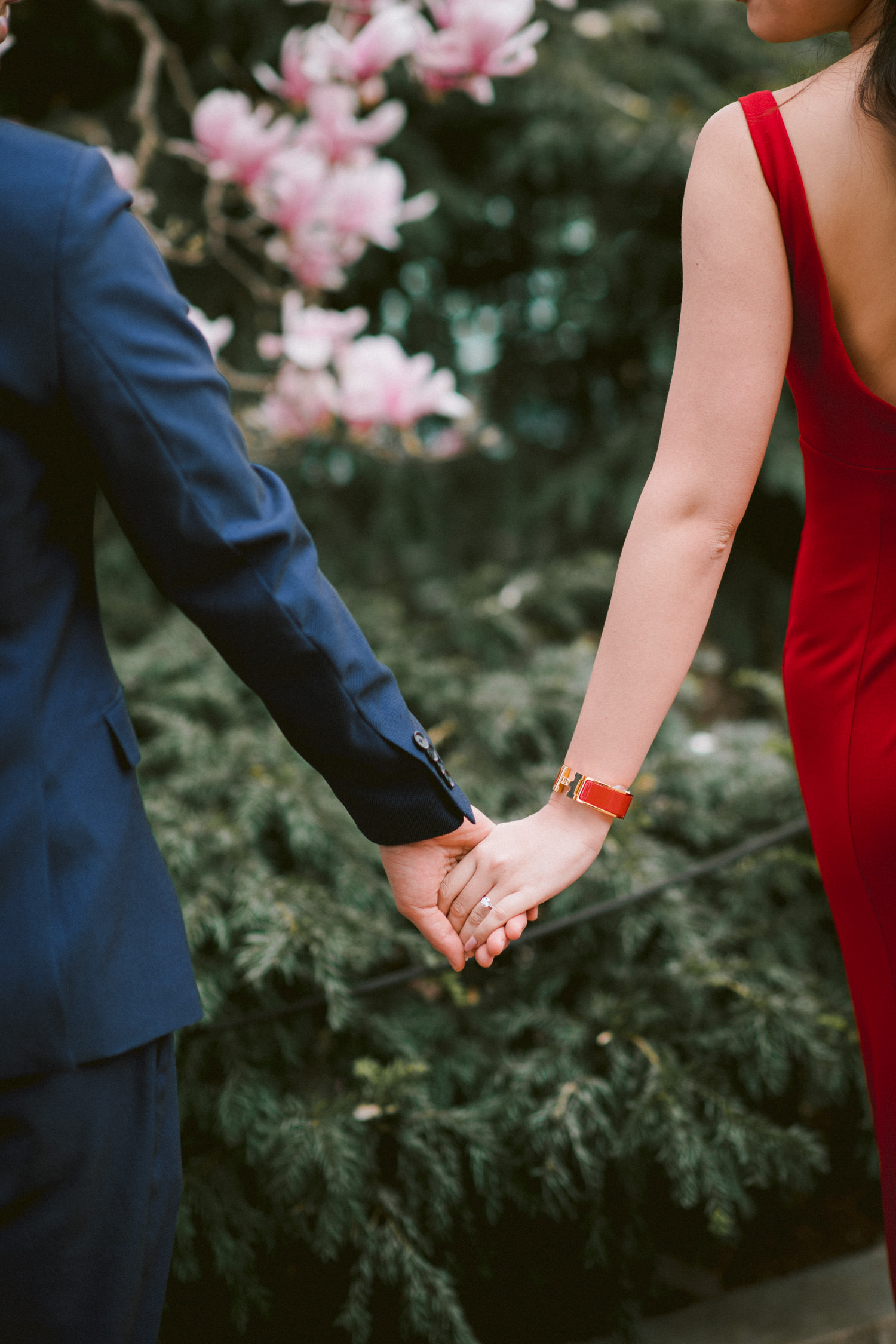 Magnolia Engagement Photo