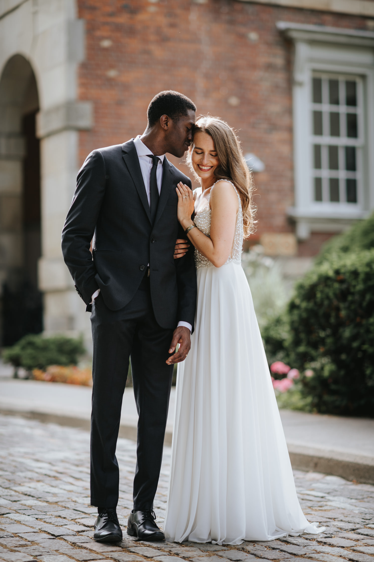 Sunny editorial wedding portrait photography at Osgoode Hall Toronto by eric cheng