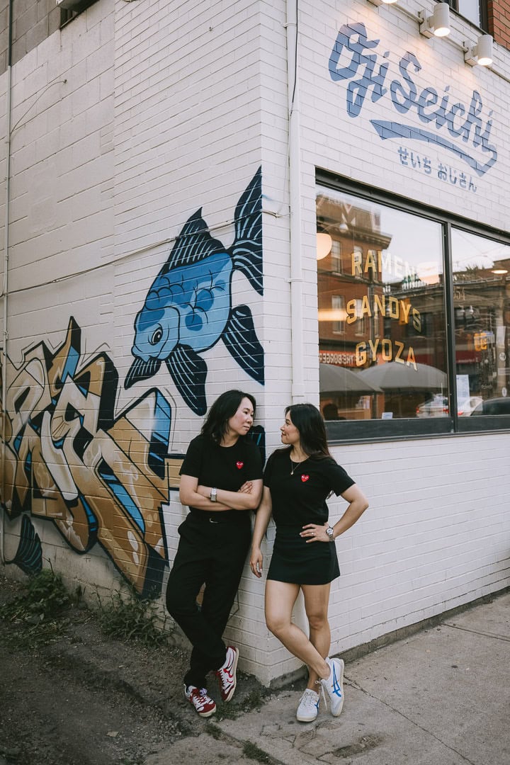 Editorial engagement portrait, East Chinatown, Toronto