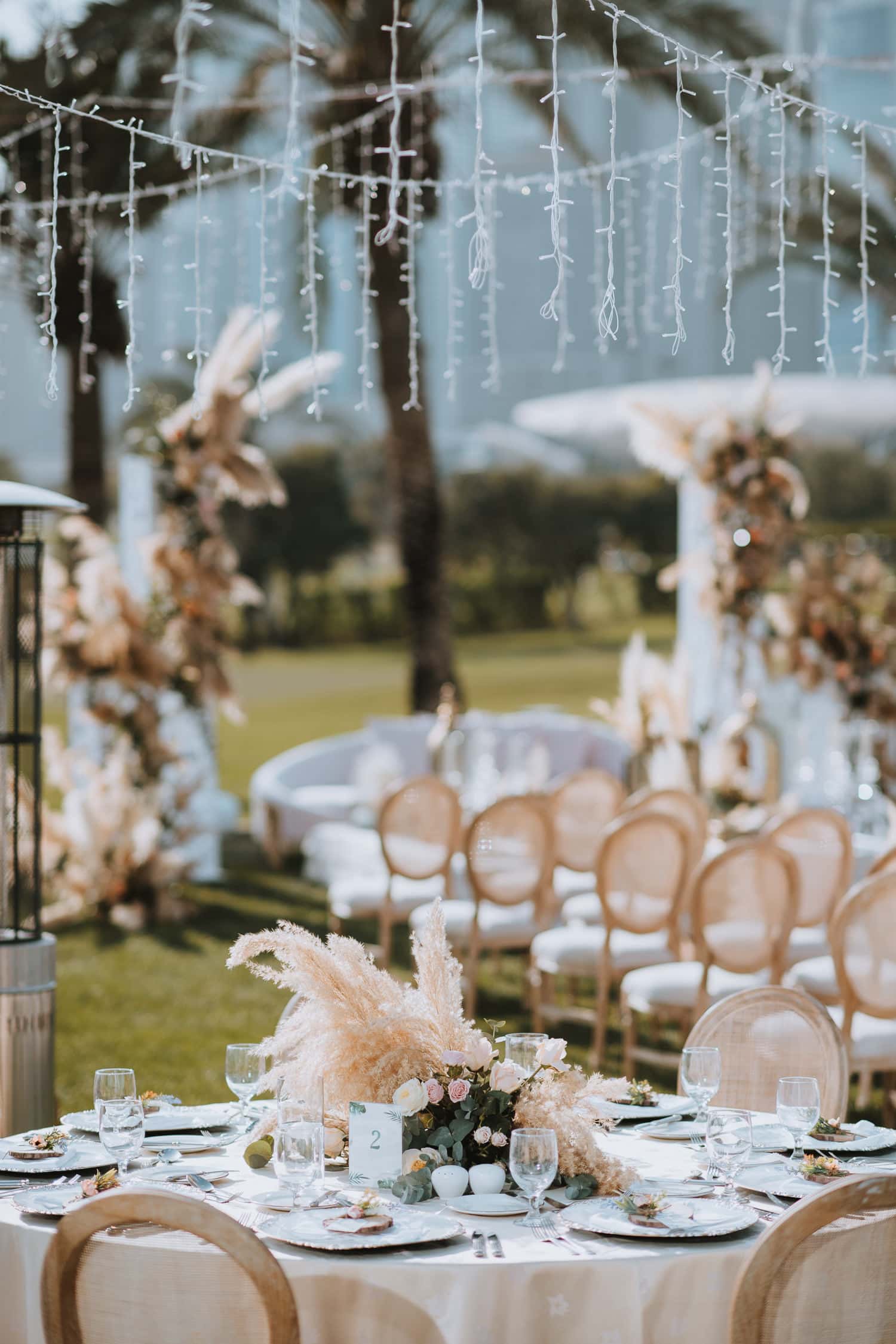 Whimsical Outdoor Wedding Reception Decor