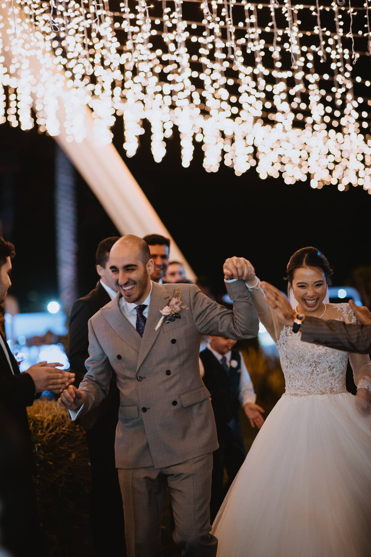 Outdoor Wedding Night Reception Inspiration