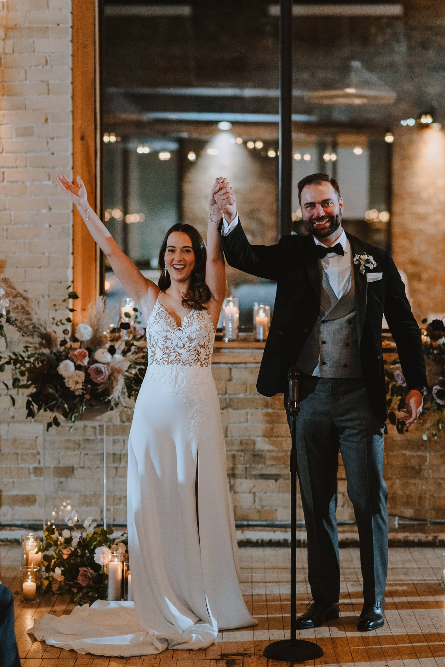 The exit at the second floor events wedding ceremony